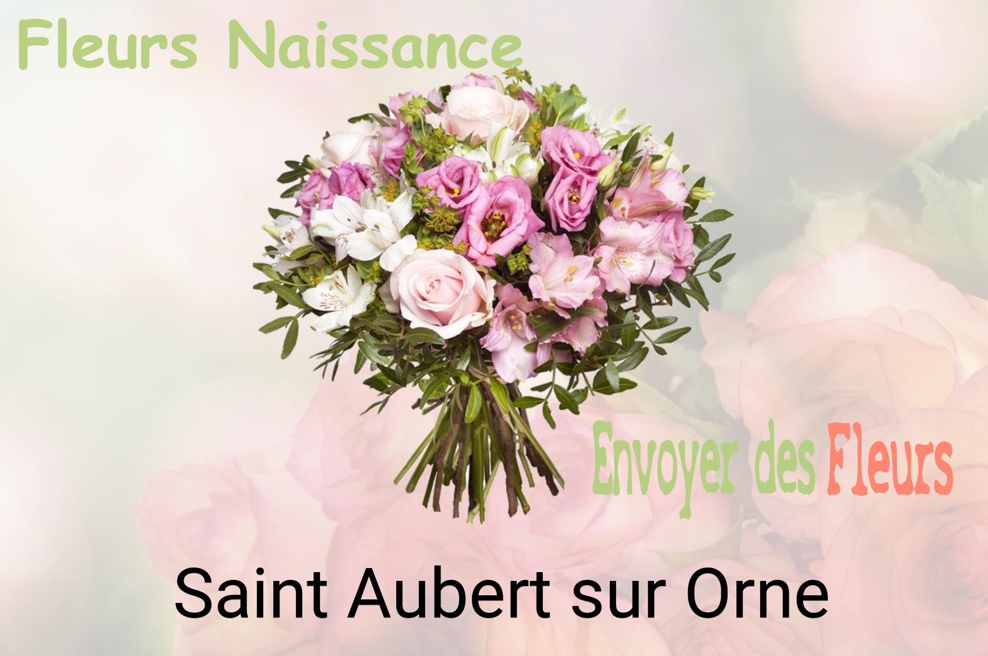 Bouquet de fleurs de naissance livré à Saint-Aubert-sur-Orne